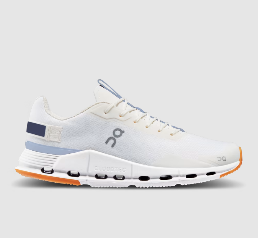 On Cloud Shoes Canada Men's Cloudnova Form-White | Heather