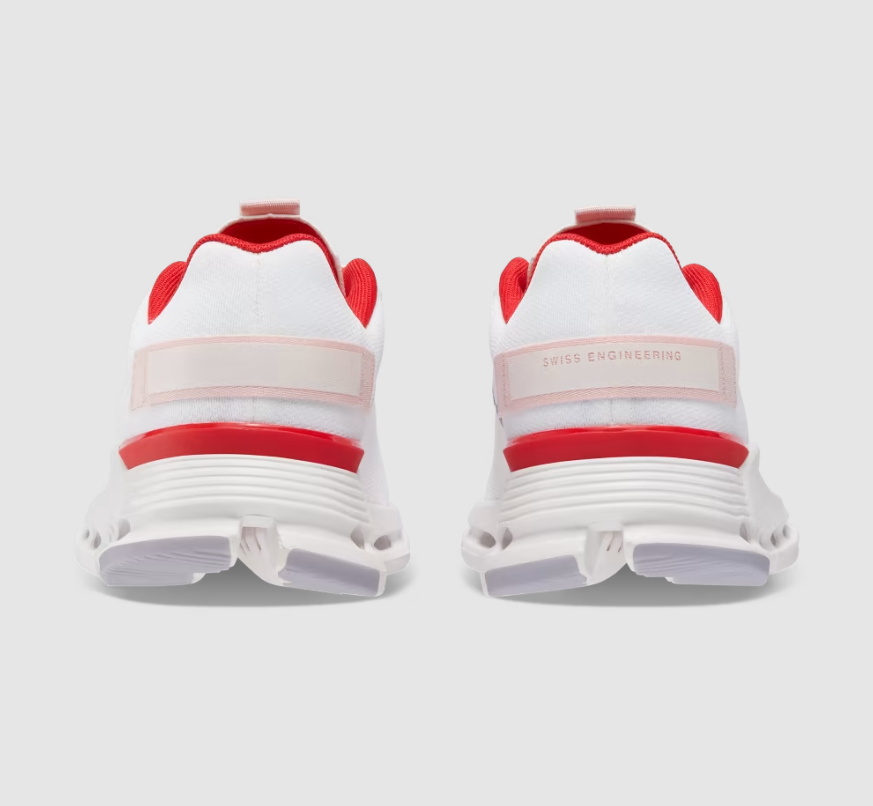 On Cloud Shoes Canada Women's Cloudnova Form-White | Red