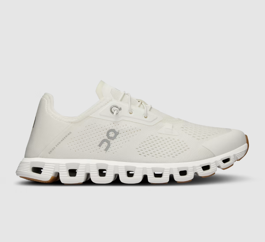 On Cloud Shoes Canada Men's Cloud 5 Coast-Undyed-White | White - Click Image to Close