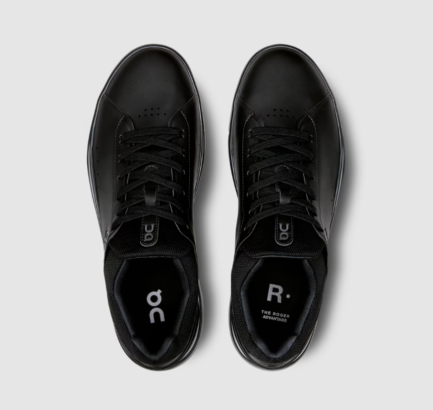 On Cloud Shoes Canada Men's THE ROGER Advantage-All Black - Click Image to Close