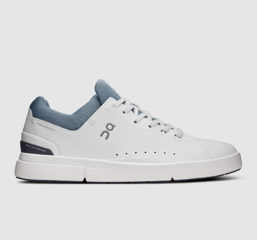 On Cloud Shoes Canada Men's THE ROGER Advantage-White | Chambray