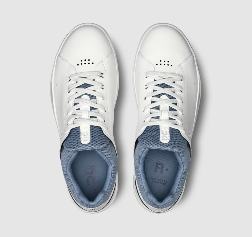 On Cloud Shoes Canada Men's THE ROGER Advantage-White | Chambray