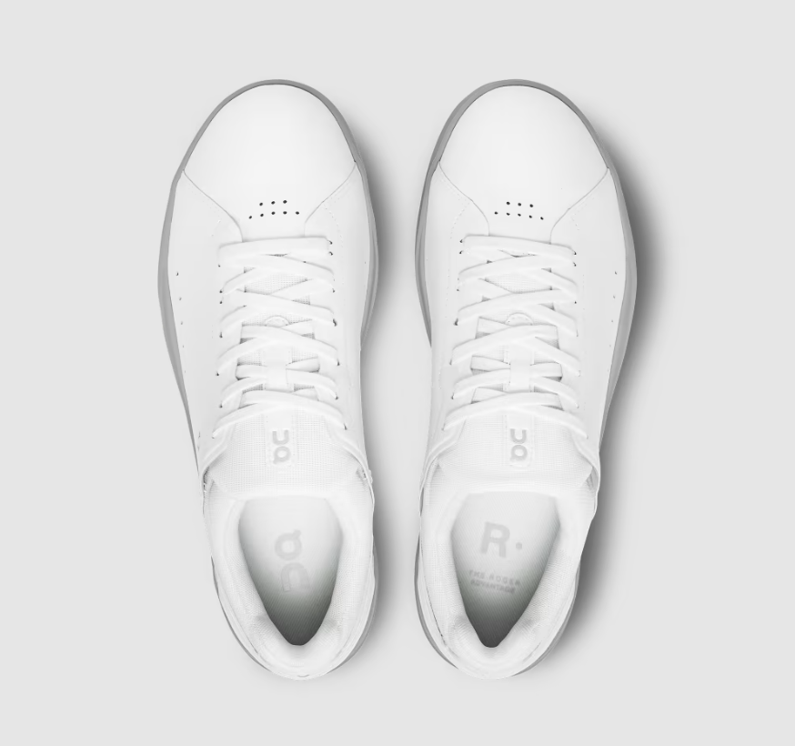 On Cloud Shoes Canada Men's THE ROGER Advantage-White | Alloy