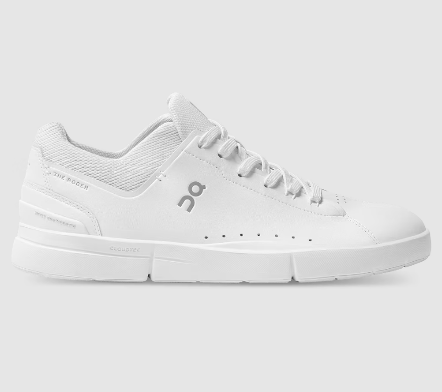 On Cloud Shoes Canada Women's THE ROGER Advantage-All White - Click Image to Close