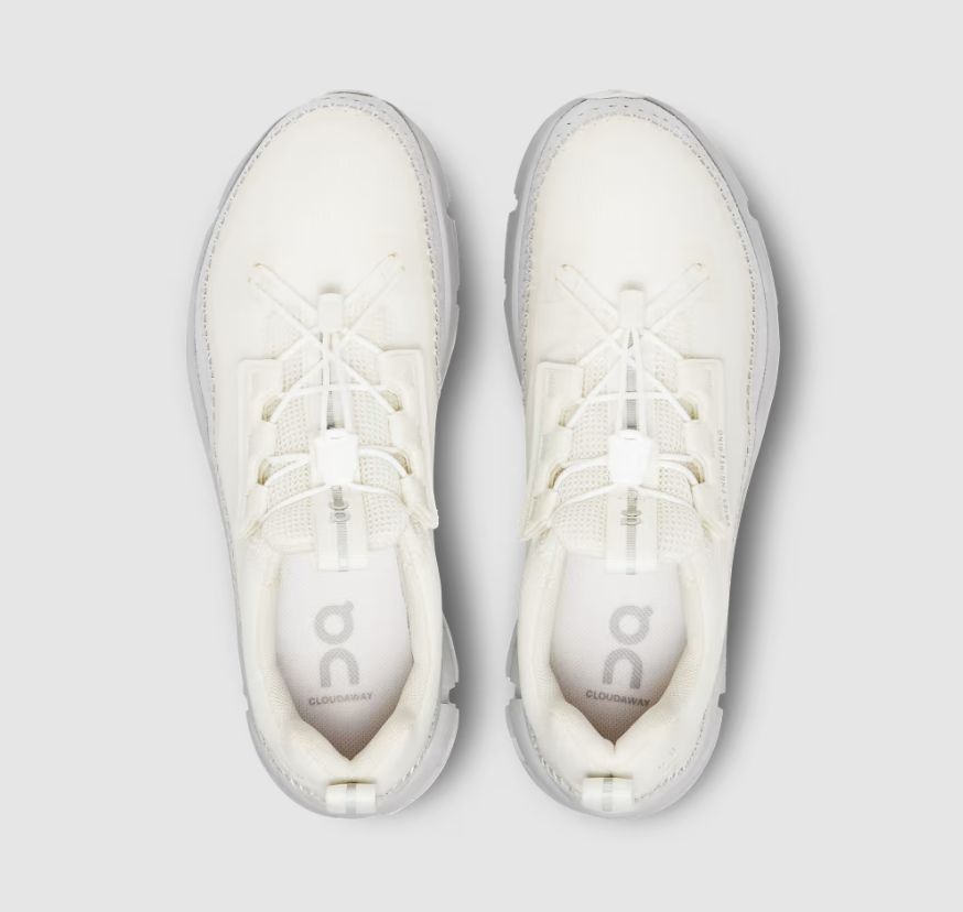 On Cloud Shoes Canada Women's Cloudaway-Undyed-White | Glacier - Click Image to Close