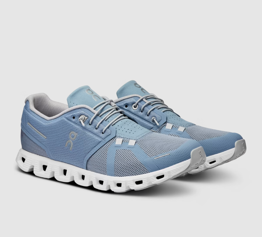 On Cloud Shoes Canada Women's Cloud 5-Chambray | White