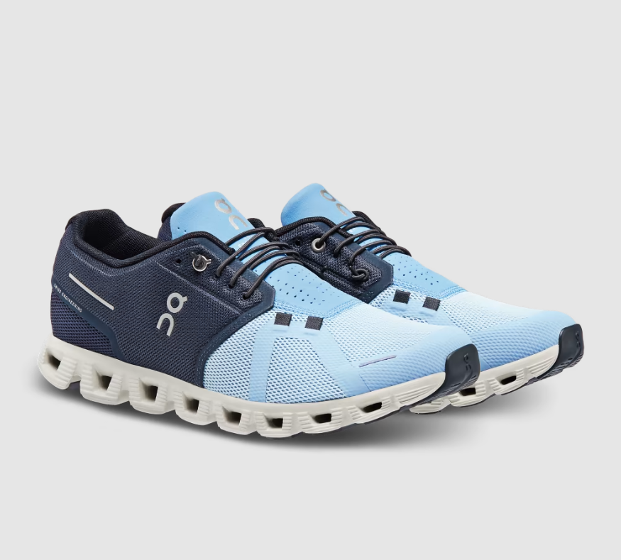 On Cloud Shoes Canada Men's Cloud 5-Midnight | Chambray - Click Image to Close