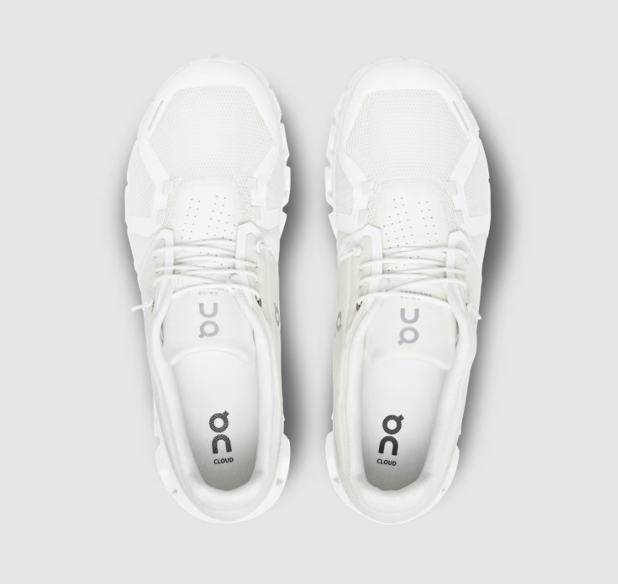 On Cloud Shoes Canada Men's Cloud 5-Undyed-White | White - Click Image to Close