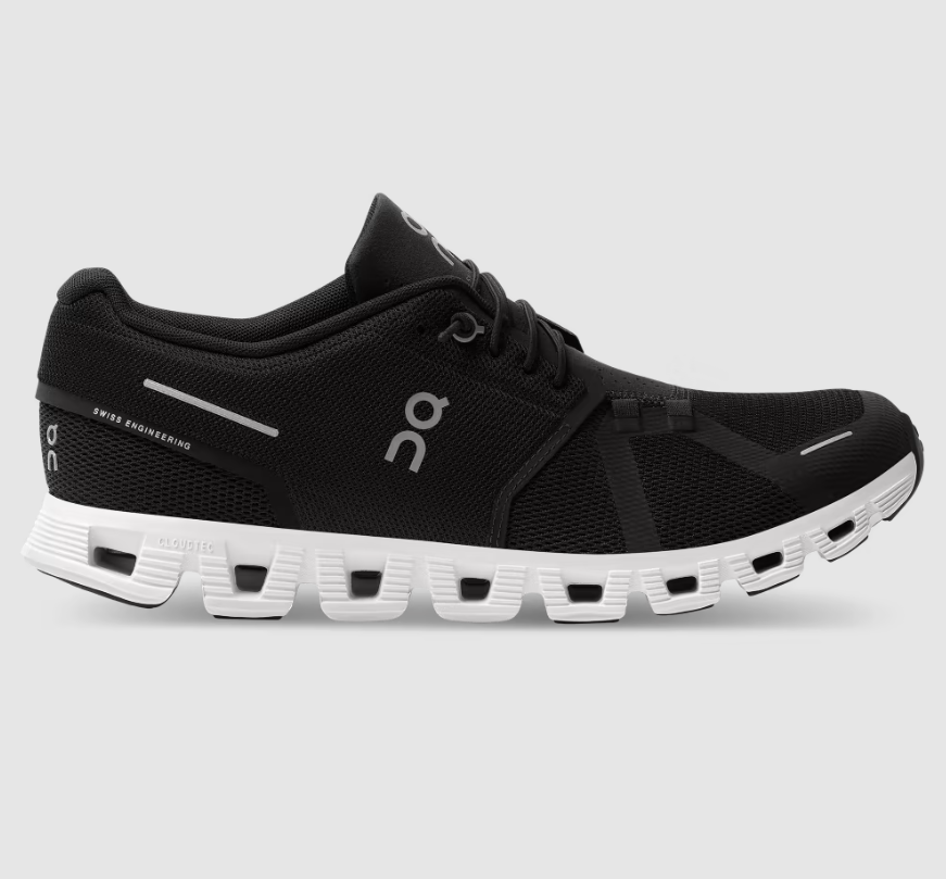 On Cloud Shoes Canada Men's Cloud 5-Black | White On Cloud Shoes Canada Men's Cloud 5-Black | White