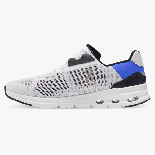 On Cloud Shoes Canada Men's Cloudrift-White | Cobalt - Click Image to Close