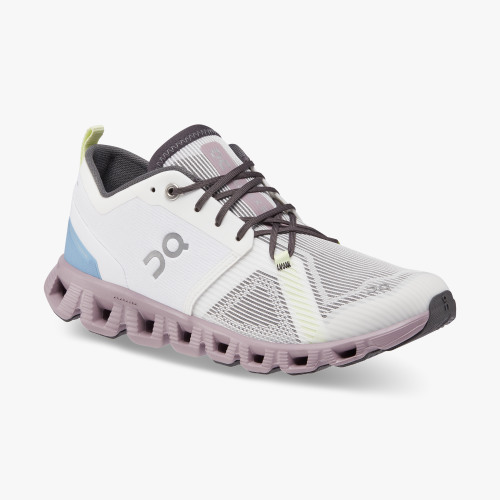 On Cloud Shoes Canada Women's Cloud X 3 Shift-White | Heron - Click Image to Close