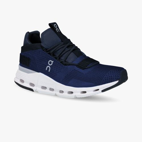 On Cloud Shoes Canada Women's Cloudnova-Navy | White - Click Image to Close