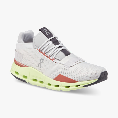 On Cloud Shoes Canada Men's Cloudnova-White | Limelight - Click Image to Close
