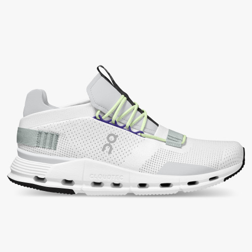 On Cloud Shoes Canada Men's Cloudnova-White | Mineral - Click Image to Close