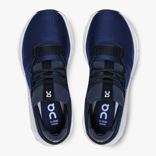 On Cloud Shoes Canada Men's Cloudnova-Navy | White