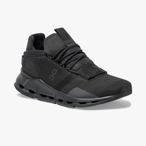 On Cloud Shoes Canada Men's Cloudnova-Black | Eclipse - Click Image to Close