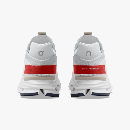 On Cloud Shoes Canada Men's Cloudnova-White | Red