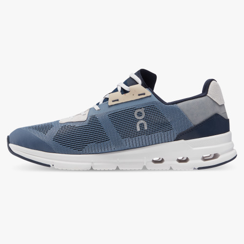 On Cloud Shoes Canada Men's Cloudrift-Metal | Navy - Click Image to Close