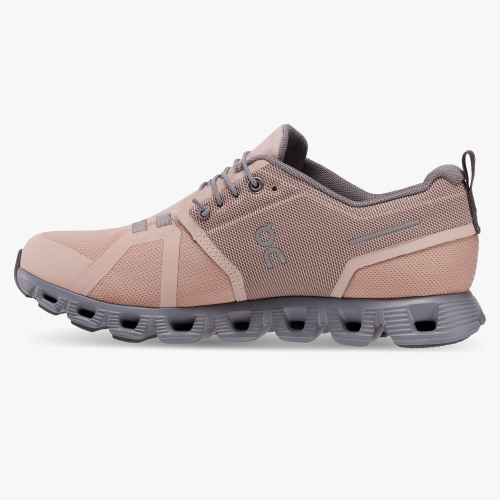 On Cloud Shoes Canada Women's Cloud 5 Waterproof-Rose | Fossil - Click Image to Close