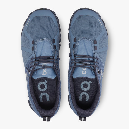 On Cloud Shoes Canada Women's Cloud 5 Waterproof-Metal | Navy