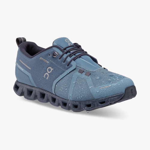 On Cloud Shoes Canada Women's Cloud 5 Waterproof-Metal | Navy