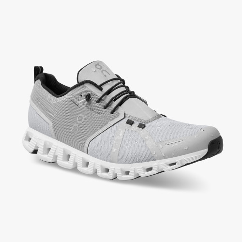 On Cloud Shoes Canada Men's Cloud 5 Waterproof-Glacier | White - Click Image to Close