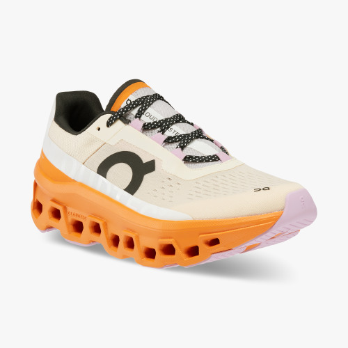 On Cloud Shoes Canada Women's Cloudmonster Fawn|Turmeric