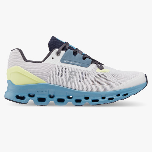 On Cloud Shoes Canada Men's Cloudstratus-Frost | Niagara - Click Image to Close