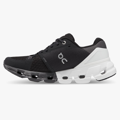 On Cloud Shoes Canada Women's Cloudflyer 4 Wide-Black | White