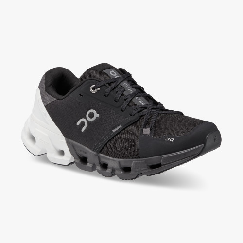 On Cloud Shoes Canada Women's Cloudflyer 4-Black | White - Click Image to Close