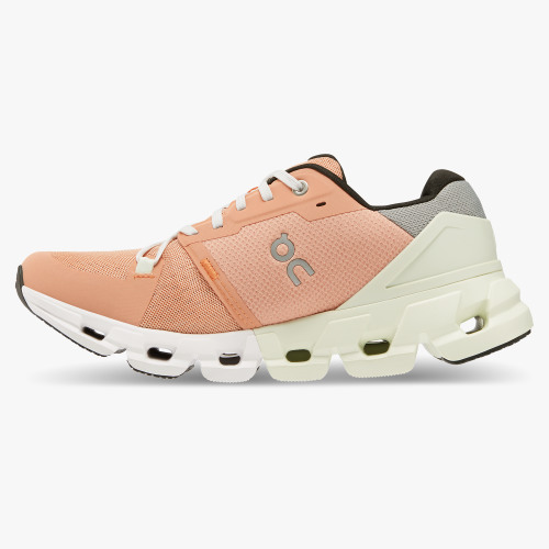 On Cloud Shoes Canada Women's Cloudflyer 4-Peach | Aloe