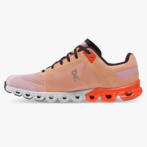 On Cloud Shoes Canada Women's Cloudflow-Rose | Fiji