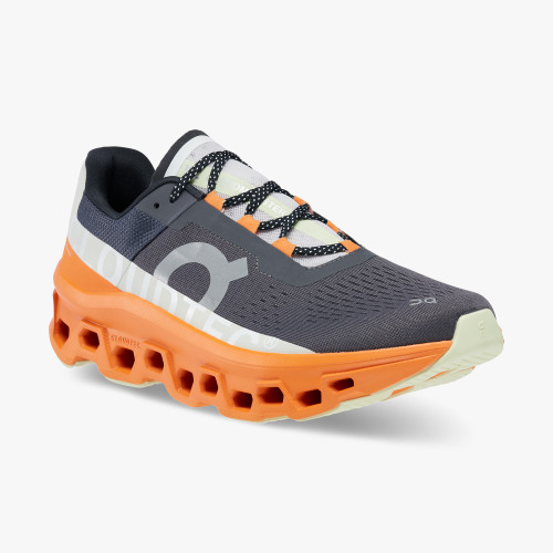 On Cloud Shoes Canada Men's Cloudmonster-Eclipse | Turmeric - Click Image to Close