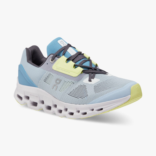 On Cloud Shoes Canada Women's Cloudstratus-Chambray | Lavender - Click Image to Close