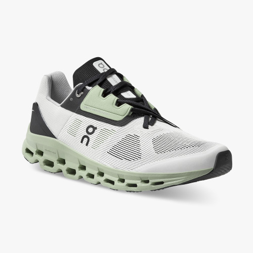 On Cloud Shoes Canada Men's Cloudstratus-White | Black