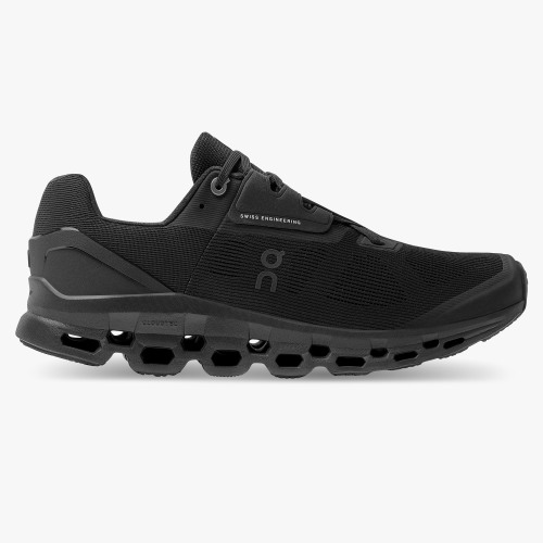 On Cloud Shoes Canada Men's Cloudstratus-Black - Click Image to Close