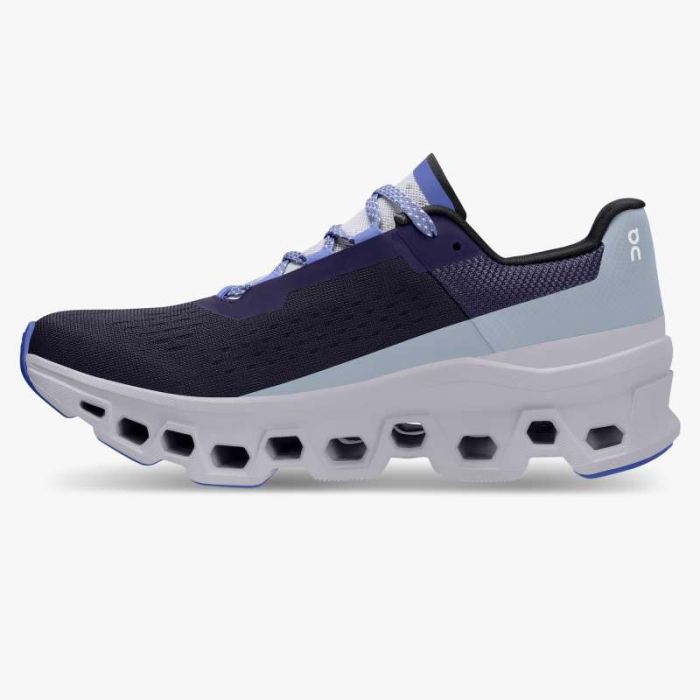 On Cloud Shoes Canada Women's Cloudmonster-Acai | Lavender - Click Image to Close