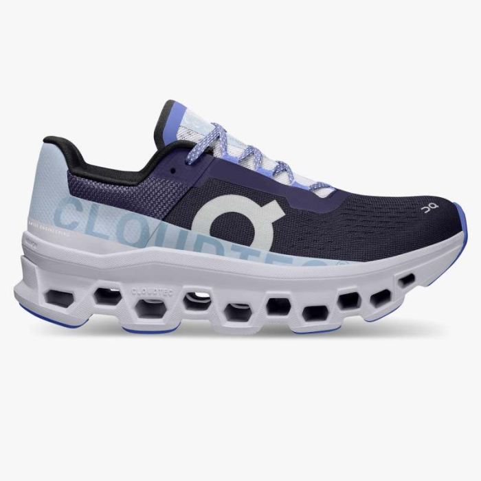 On Cloud Shoes Canada Men's Cloudmonster-Acai | Lavender - Click Image to Close