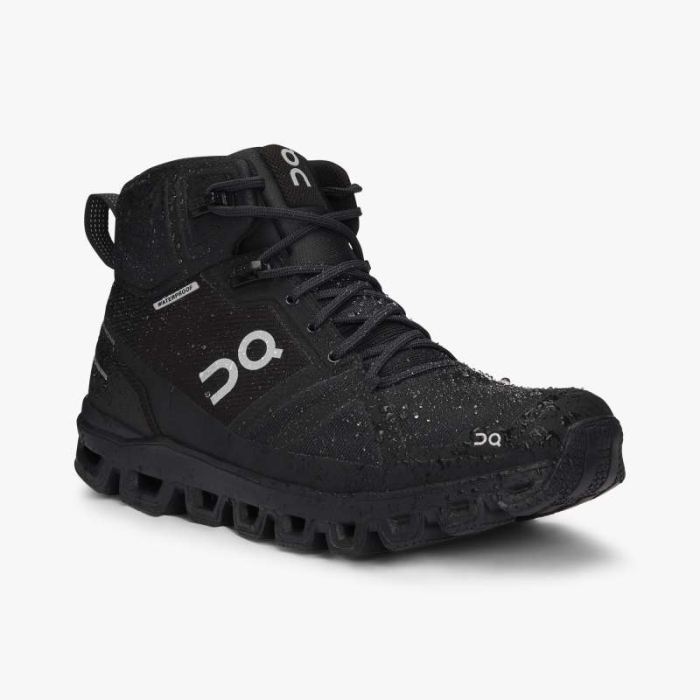 On Cloud Shoes Canada Women's Cloudrock Waterproof-All | Black - Click Image to Close