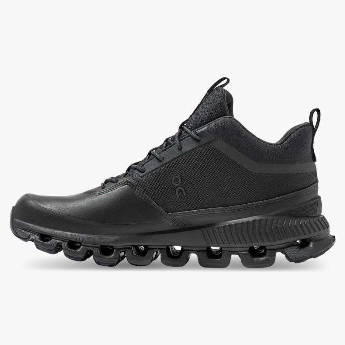 On Cloud Shoes Canada Women's Cloud Hi Waterproof-All | Black - Click Image to Close