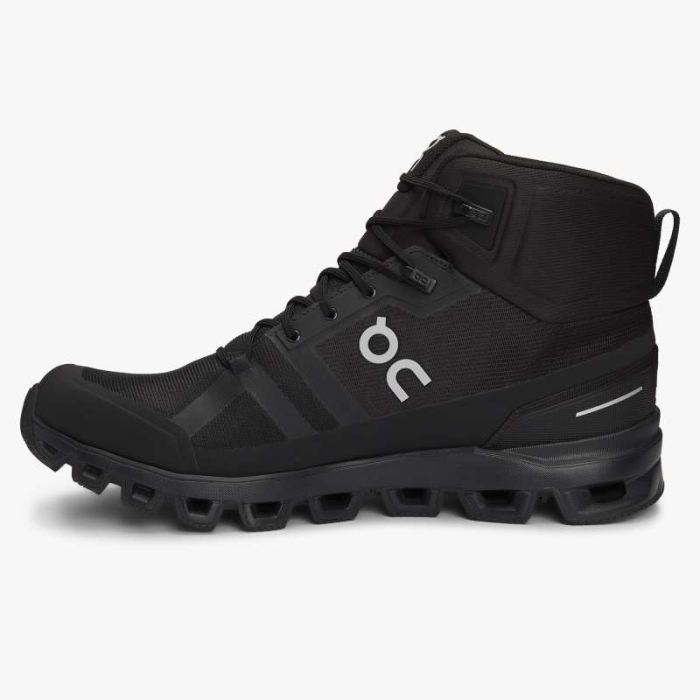 On Cloud Shoes Canada Men's Cloudrock Waterproof-All | Black