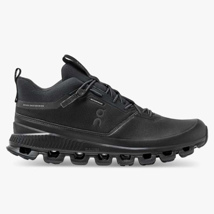 On Cloud Shoes Canada Men's Cloud Hi Waterproof-All | Black