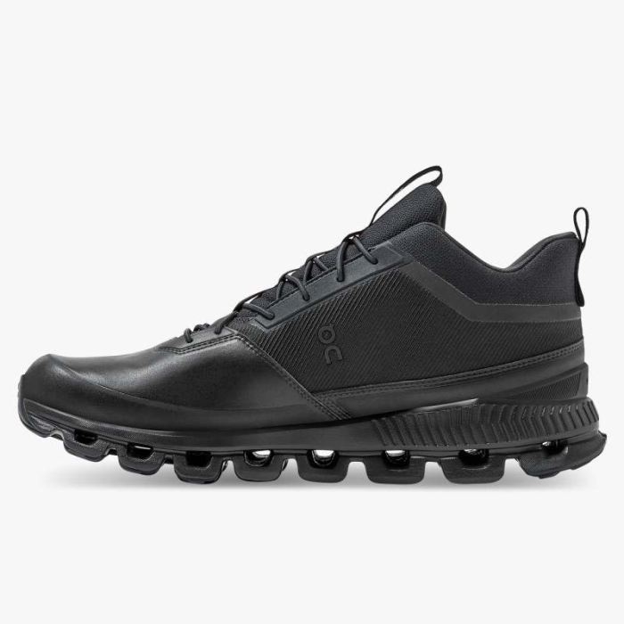 On Cloud Shoes Canada Men's Cloud Hi Waterproof-All | Black