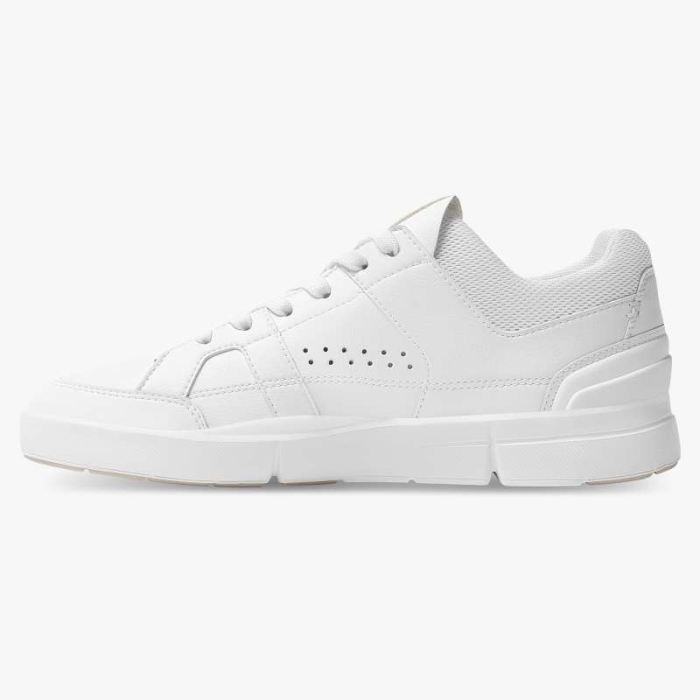 On Cloud Shoes Canada Women's THE ROGER Clubhouse-All | White - Click Image to Close