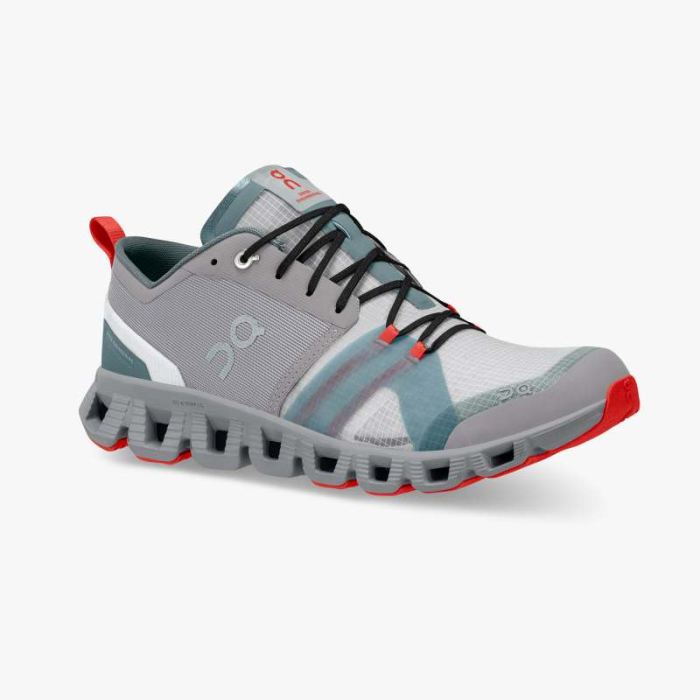 On Cloud Shoes Canada Men's Cloud X Shift-Alloy | Red - Click Image to Close