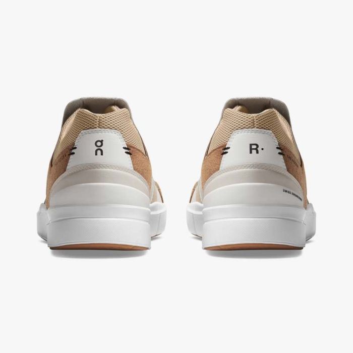 On Cloud Shoes Canada Women's THE ROGER Clubhouse-Almond | Sand - Click Image to Close