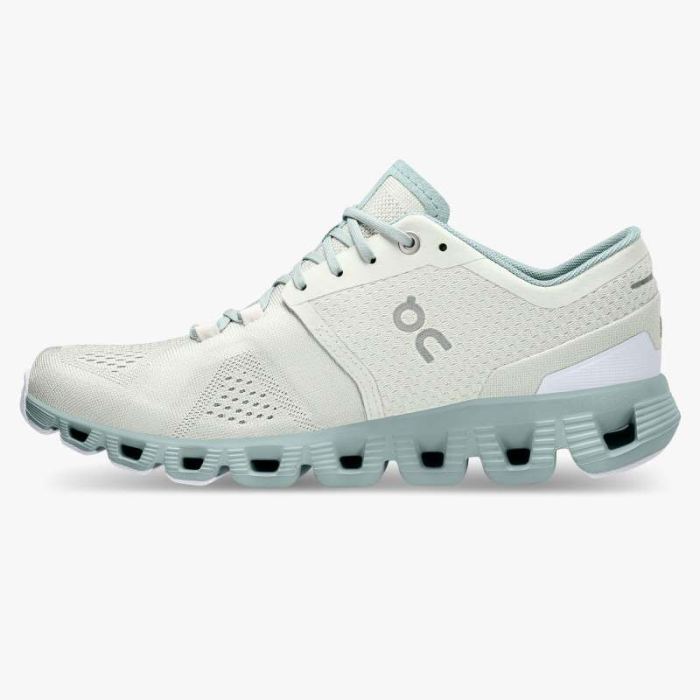 On Cloud Shoes Canada Women's Cloud X-Aloe | Surf - Click Image to Close