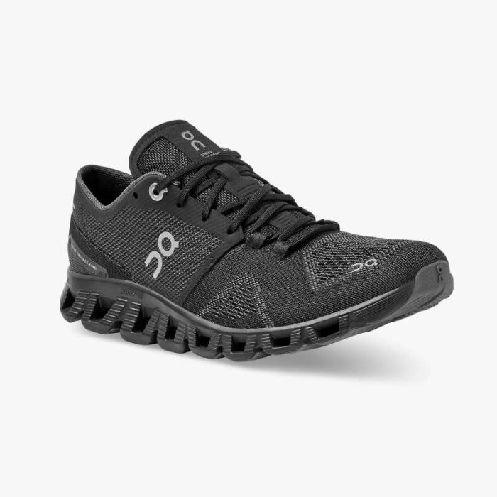 On Cloud Shoes Canada Women's Cloud X-Black | Asphalt - Click Image to Close