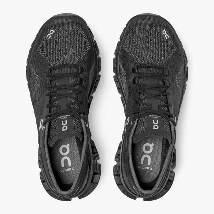 On Cloud Shoes Canada Women's Cloud X-Black | Asphalt