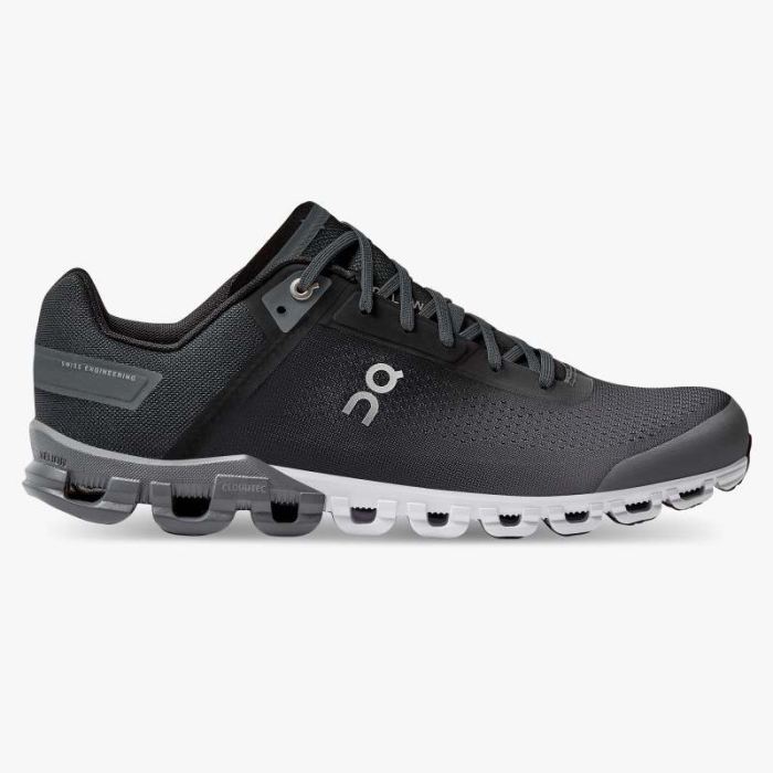 On Cloud Shoes Canada Men's Cloudflow-Black | Asphalt - Click Image to Close